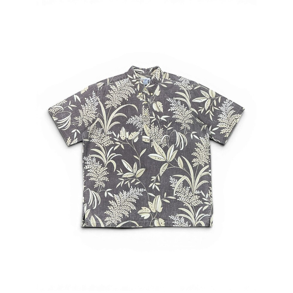 VTG Reyn Spooner Hawaiian Shirt Mens XL Floral Popover Short Sleeve Aloha Tropic